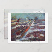 Schneebedeckte Felder in Arles von Vincent Van Gog Postkarte (Vorne/Hinten)