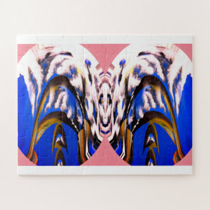 Schneebedeckte Galaxie-Tore Kunst Puzzle