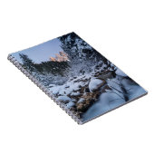 Schneebedeckte Geisler-Bergkette Notizblock (Rechte Seite)