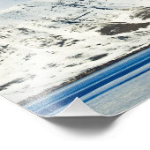 Schneebedeckte Gipfel Woodfjord Svalbard 2 Fotodruck (Ecke)