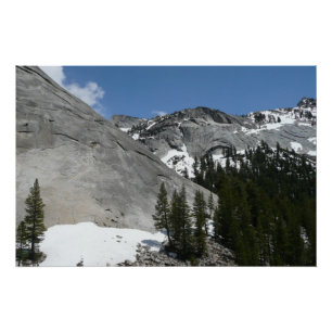 Schneebedeckte Granit Dome I im Yosemite National Poster