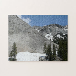 Schneebedeckte Granit Dome I im Yosemite National Puzzle