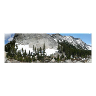 Schneebedeckte Granit Dome Panorama bei Yosemite Fotodruck