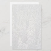 Schneebedeckte Kiefer Briefpapier (Vorne/Hinten)