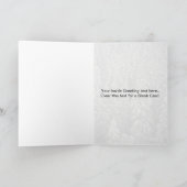 Schneebedeckte Kiefer Karte (Innenseite)