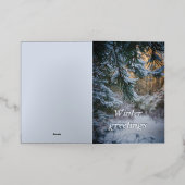 Schneebedeckte Kiefernäste (Äußere Ablage)