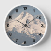 Schneebedeckte Landschaft der Hood Uhr (Vorderseite)