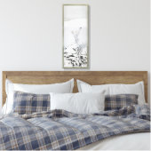 Schneebedeckte Landschaft - Japanische Kunst Leinwanddruck (Insitu (Schlafzimmer))