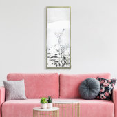 Schneebedeckte Landschaft - Japanische Kunst Leinwanddruck (Insitu (Wohnzimmer))