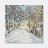 Schneebedeckte Landschaft, Viggo Langer Magnet (Vorne)