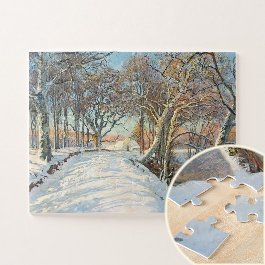 Schneebedeckte Landschaft, Viggo Langer Puzzle