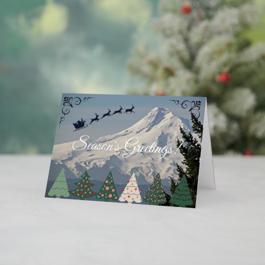 Schneebedeckte Mount-Hood-Landschaft (Feiertag In Situ)