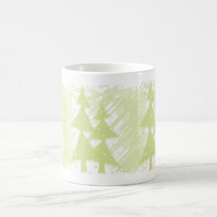 schneebedeckte Nacht des Schmutzes Kaffeetasse