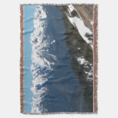 Schneebedeckte olympische Berge Decke (Vorderseite Vertikal)