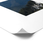 Schneebedeckte olympische Berge Fotografisch Poster (Ecke)