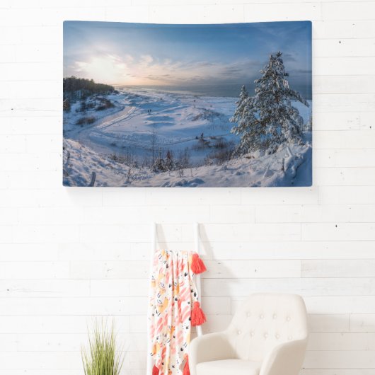 Schneebedeckte Ostseeküste Banner (InSitu)