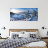 Schneebedeckte Ostseeküste Leinwanddruck (Insitu (Schlafzimmer))