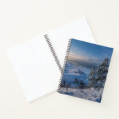 Schneebedeckte Ostseeküste Notizblock (Innenseite)
