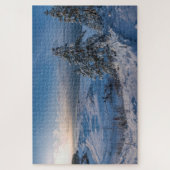 Schneebedeckte Ostseeküste Puzzle (Vertikal)