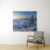 Schneebedeckte Ostseeküste Wandteppich (Beispiel (Horizontal))