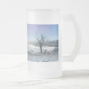 Schneebedeckte Ozark Hills Mattierte Tasse Glass B