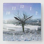 Schneebedeckte Ozark Hills Uhr (Vorderseite)