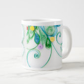 Schneebedeckte Papierschneedecke gefroren Tasse (Vorderseite Rechts)