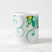 Schneebedeckte Papierschneedecke gefroren Tasse (Vorderseite)