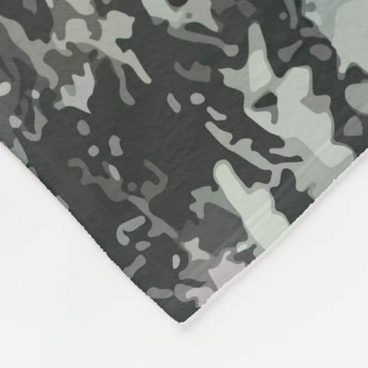 Schneebedeckte Pine Trees Moon Sunset Fleecedecke (Ecke)