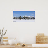 Schneebedeckte Pines & San Francisco Peaks Arizona Poster (Küche)