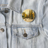 Schneebedeckte Pinienwälder Foto Button (Beispiel)