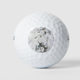 Schneebedeckte Pinienwälder (von Pekka Halonen) Golfball
