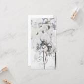 Schneebedeckte Pinienwälder (von Pekka Halonen) Karte (Vorderseite/Rückseite Beispiel)