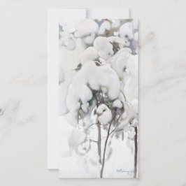 Schneebedeckte Pinienwälder (von Pekka Halonen) Karte