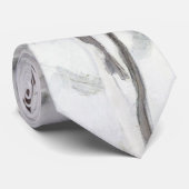 Schneebedeckte Pinienwälder (von Pekka Halonen) Krawatte (Gerollt)