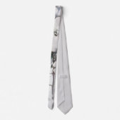 Schneebedeckte Pinienwälder (von Pekka Halonen) Krawatte (Rückseite)