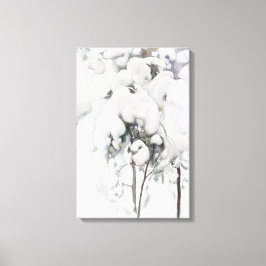 Schneebedeckte Pinienwälder (von Pekka Halonen) Leinwanddruck