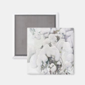 Schneebedeckte Pinienwälder (von Pekka Halonen) Magnet (Vorderseite/Rückseite)