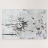 Schneebedeckte Pinienwälder (von Pekka Halonen) Puzzle (Horizontal)