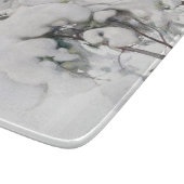 Schneebedeckte Pinienwälder (von Pekka Halonen) Schneidebrett (Ecke)