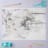 Schneebedeckte Pinienwälder (von Pekka Halonen) Seidenpapier (Basteln)