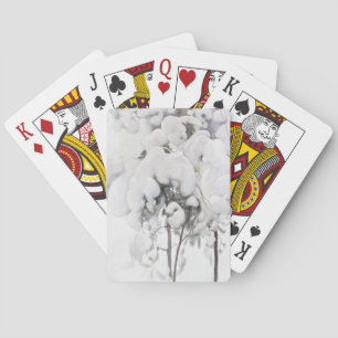 Schneebedeckte Pinienwälder (von Pekka Halonen) Spielkarten
