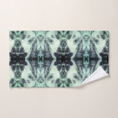 Schneebedeckte Pinienwälder Winterlandschaft Abstr Badhandtuch Set (Handtuch)