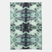 Schneebedeckte Pinienwälder Winterlandschaft Abstr Geschirrtuch (Vertikal)