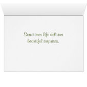 Schneebedeckte rosa Tulip (Innenansicht Horizontal (Unten))