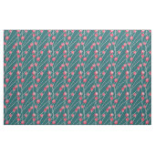 Schneebedeckte rote Beeren auf dunklem Grün Stoff (Fat Quarter (45,7 x 55,9 cm))