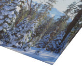 Schneebedeckte Rote Brände in der Hohen Sierra 2 Schneidebrett (Ecke)