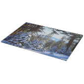 Schneebedeckte Rote Brände in der Hohen Sierra 2 Schneidebrett (Ecke)