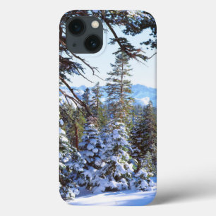 Schneebedeckte Rottannen in der High Sierra 2 Case-Mate iPhone Hülle