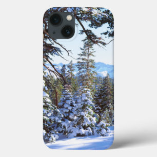 Schneebedeckte Rottannen in der High Sierra 2 Case-Mate iPhone Hülle